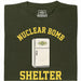 Nuclear Bomb Shelter Refrigerator - Main View T-Shirt Dark Green
