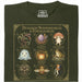 Dungeon Nourishables - Hoofdweergave T-shirt Donkergroen