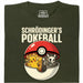 Schrödinger's Ball - Hoofdweergave T-Shirt Donkergroen