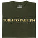 Turn To Page 394 - Visualizzazione principale T-Shirt Verde Scuro