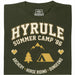 Hyrule Summer Camp - Vista frontale T-shirt Verde Scuro