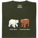 Cartesian Bear - Main view T-Shirt Dark Green