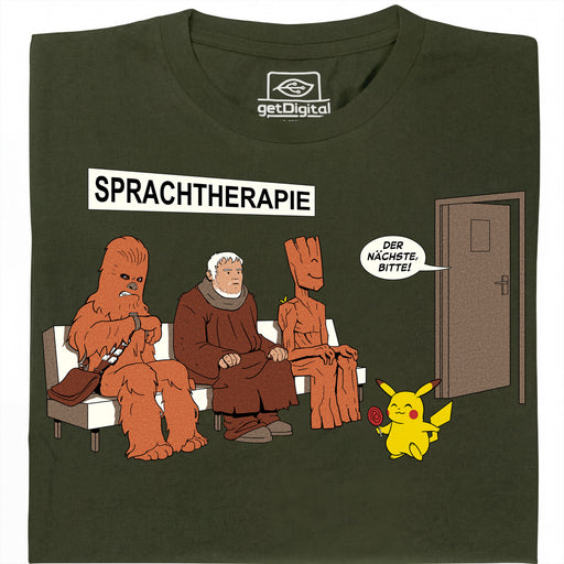 Logopedia - Vista principal Camiseta Verde oscuro