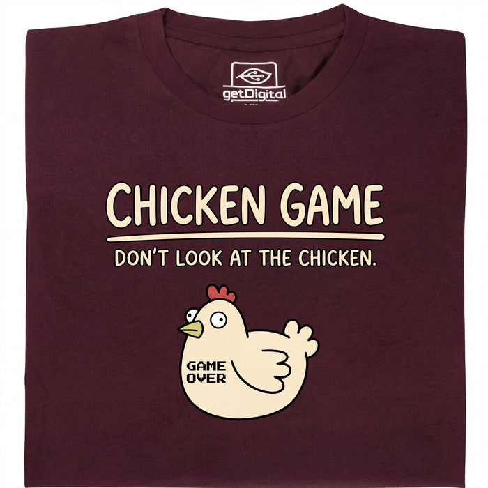 Chicken Game - Main view T-Shirt Dark Red