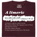 A Limerick - Poème mathématique avec équation - Vue principale T-shirt Rouge Foncé
