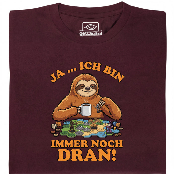 Sì… è ancora il mio turno! - Vista principale T-Shirt Rosso Scuro