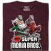 Super Moria Bros - Hoofdaanzicht T-Shirt Donkerrood