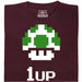 Shroom UP - Main view T-shirt Dark Red