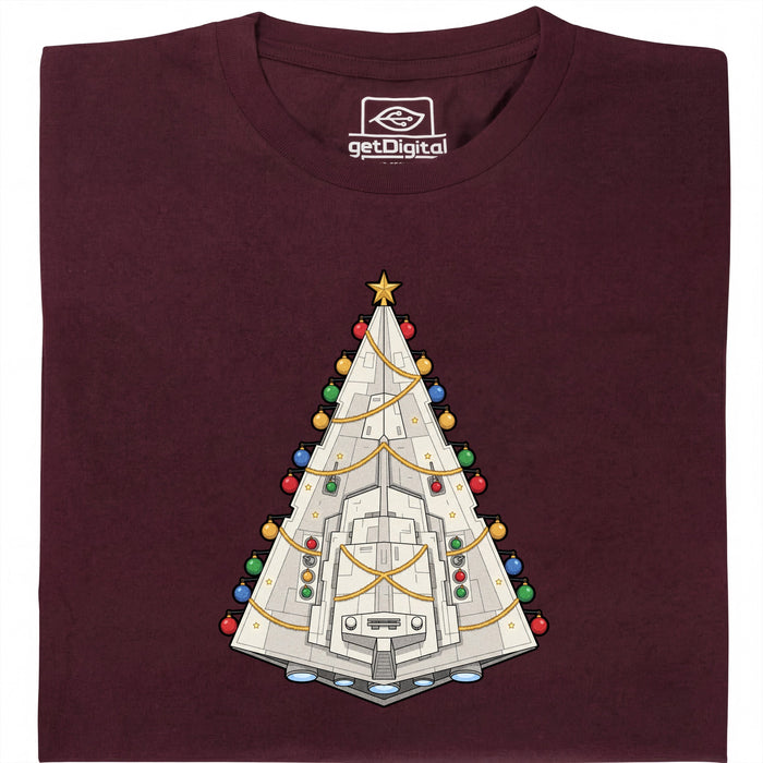 Distruttore di Alberi - Natale secondo il decreto imperiale - Vista Principale T-Shirt Rosso Scuro