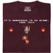 Take this Hobbit - Vista frontal Camiseta Rojo Oscuro