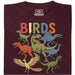 BIRDS - Front view T-Shirt Dark Red