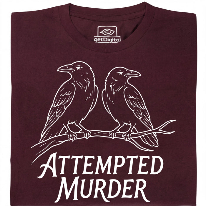 Attempted Murder - Main view T-shirt Dark Red