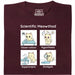 Scientific Meowthod - Vista principal Camiseta Rojo oscuro