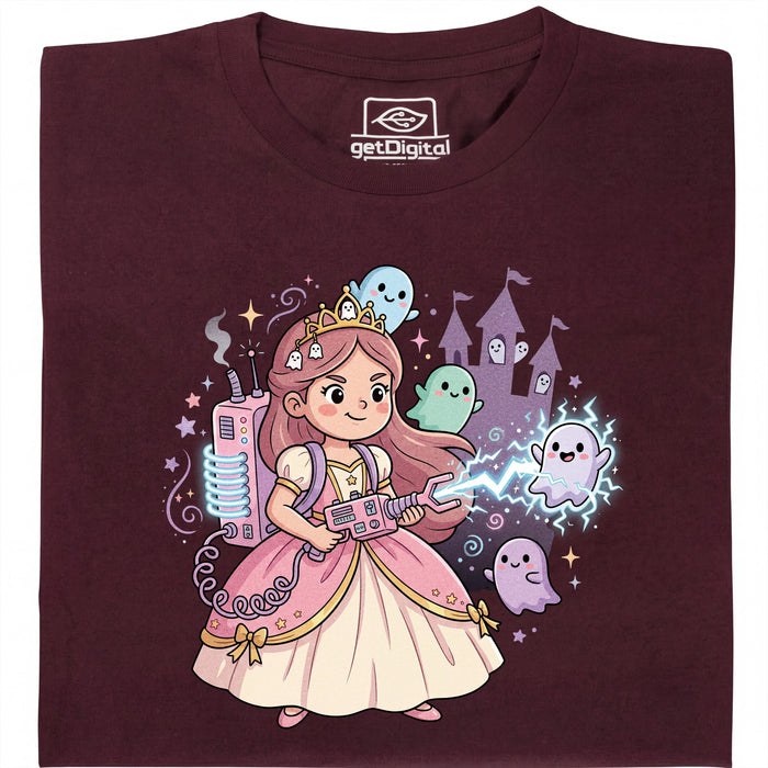 Nerdy Princess &amp; The Glitter Ghosts - Main view T-Shirt Dark Red