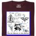 ¡Todo es Herético! - Vista Principal Camiseta Rojo Oscuro