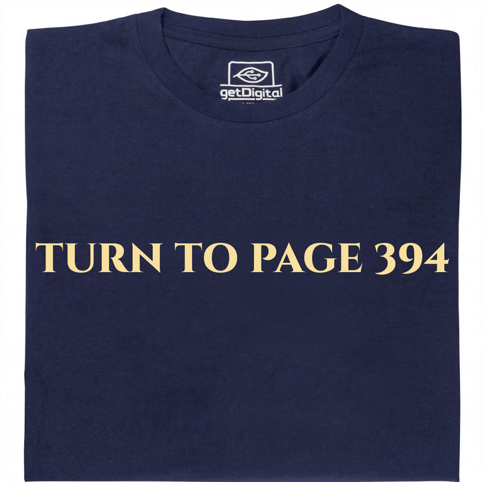 Turn To Page 394 - Visualizzazione principale T-Shirt Blu Navy