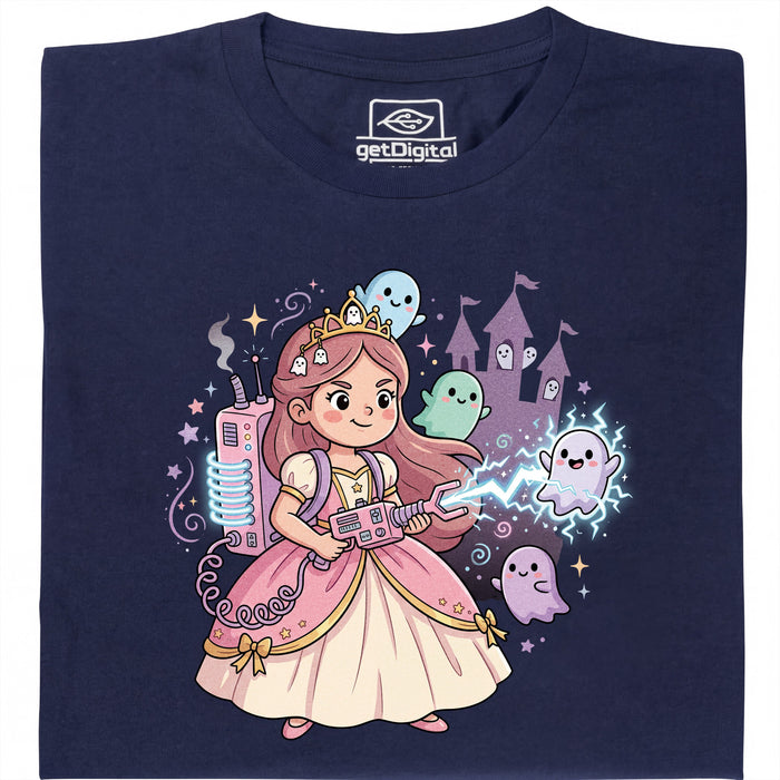 Nerdy Princess &amp; The Glitter Ghosts - Main view T-Shirt Navy Blue