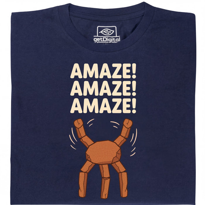Amaze Amaze Amaze - Vista principale T-Shirt Blu navy