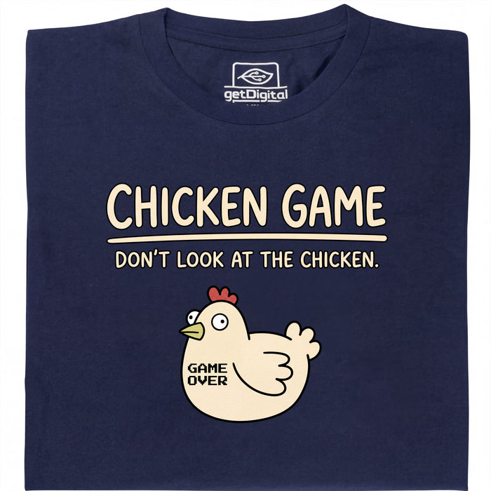 Chicken Game - Main view T-Shirt Navy Blue