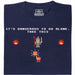 Take this Hobbit - Vista frontal Camiseta Azul Marino