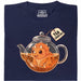 Tea-Ceratops - Hoofdweergave T-Shirt Marineblauw