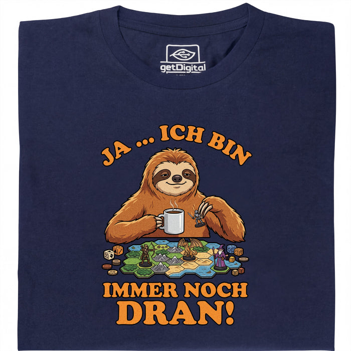 Sì… è ancora il mio turno! - Vista principale T-Shirt Blu Navy