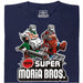 Super Moria Bros - Hoofdaanzicht T-Shirt Marineblauw
