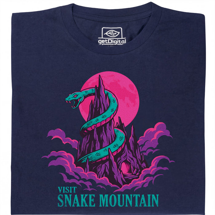 Visit Snake Mountain - Main view T-shirt Navy Blue