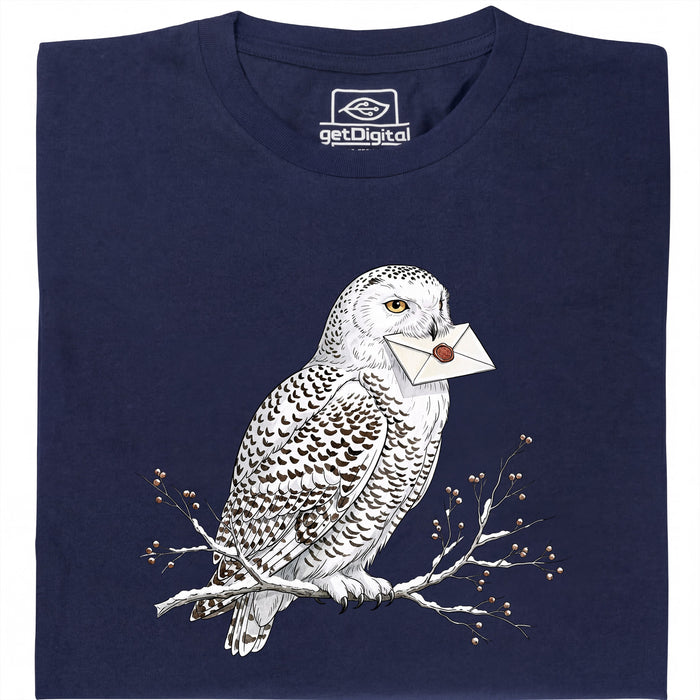 Owl Courier - Main view T-Shirt Navy Blue