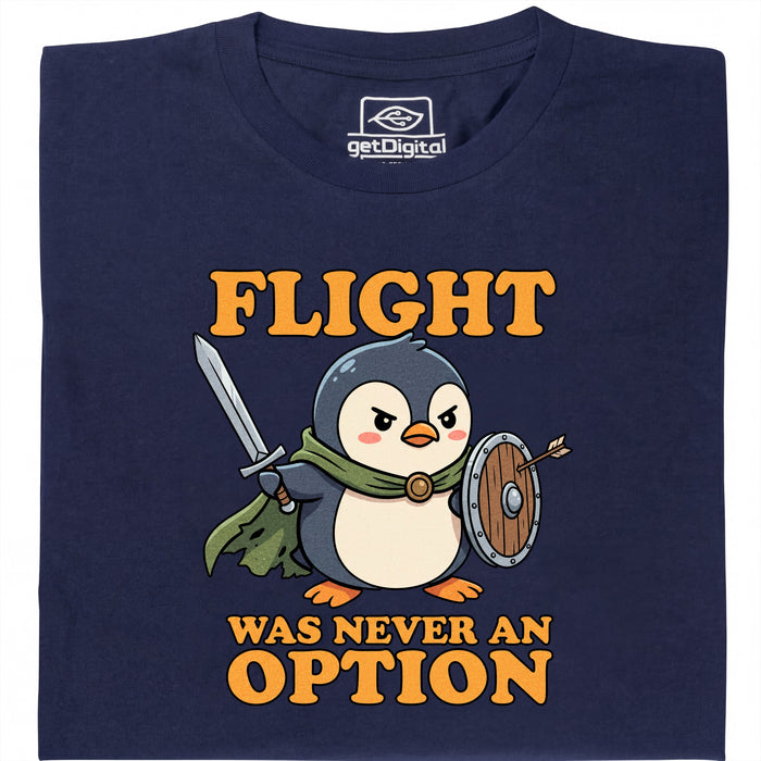 Pingouin Inébranlable - Vue principale T-Shirt Bleu Marine