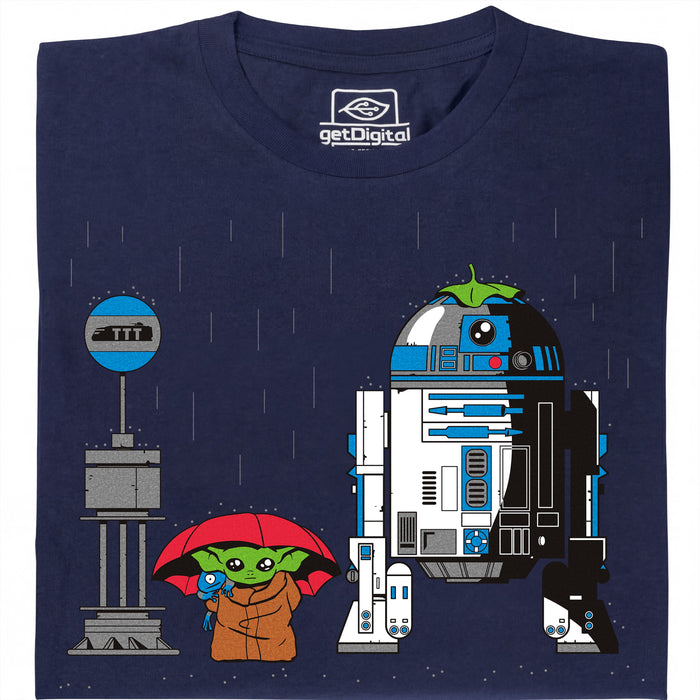 My Neighbour R2D2 - Vista principal Camiseta Azul Marino