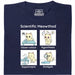 Scientific Meowthod - Vista principal Camiseta Azul marino