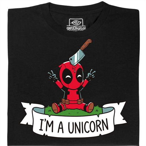 I'm a Unicorn - Hauptansicht T-Shirt Schwarz