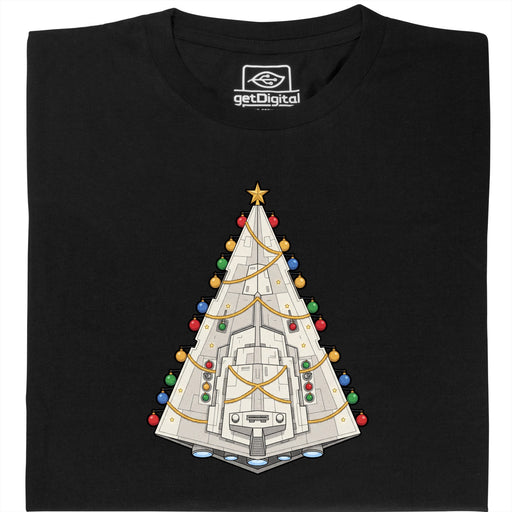 Boomverwoester - Kerstmis volgens keizerlijke voorschrift - Frontaanzicht T-Shirt Zwart