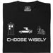 Choose Your Time Machine - Main view T-shirt Black