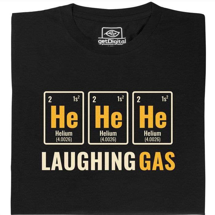 Gas Esilarante - Fronte T-Shirt Nero