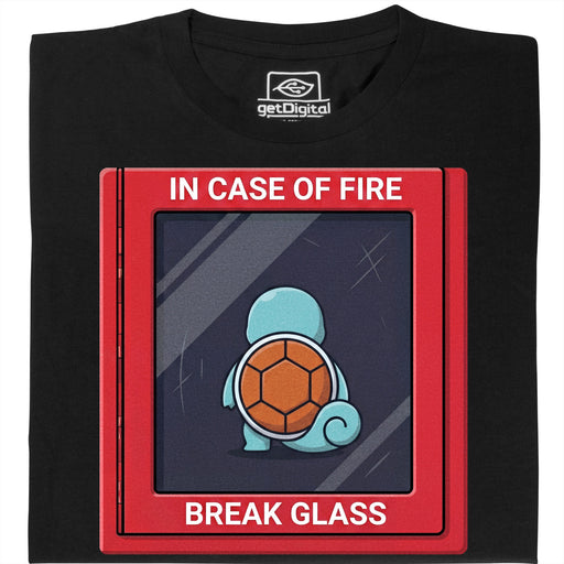 In Case of Fire - Break Glass - Main view T-Shirt Black
