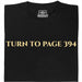 Turn To Page 394 - Hauptansicht T-Shirt Schwarz