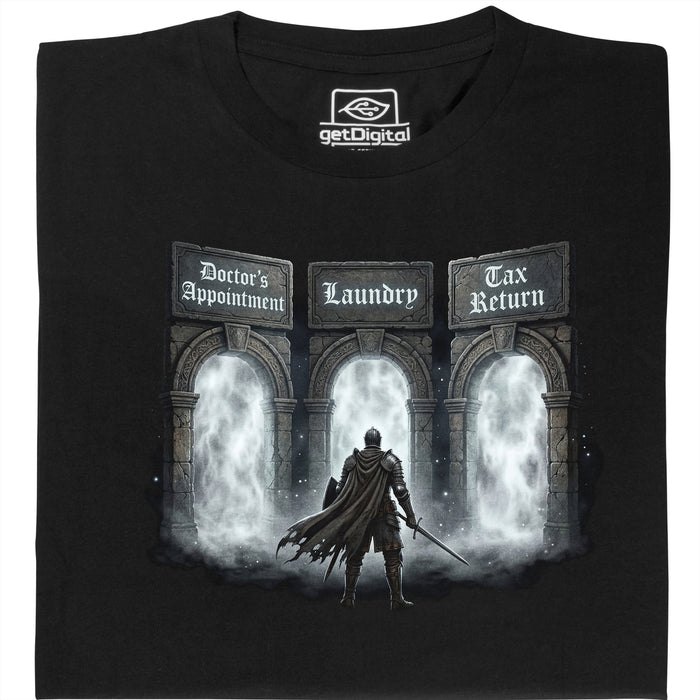 Adult Souls - Hoofdweergave T-shirt Zwart