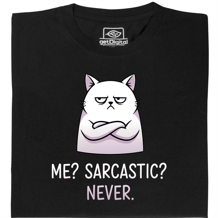 Definitely not sarcasm - Hoofdweergave T-Shirt Zwart