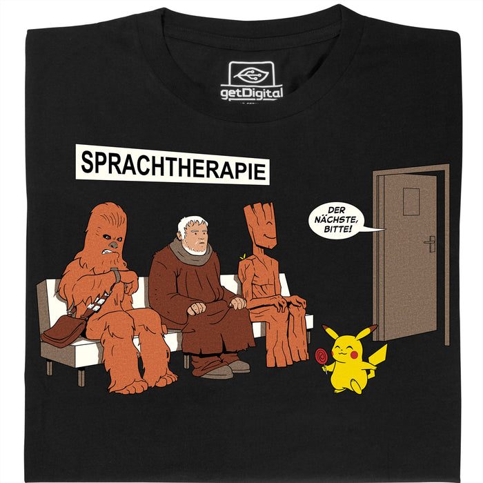 Logopedia - Vista principal Camiseta Negro