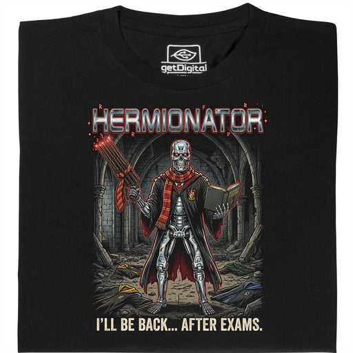 Hermionator - Hauptansicht T-Shirt Schwarz