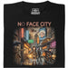 No Face City - Vista principal Camiseta Negro
