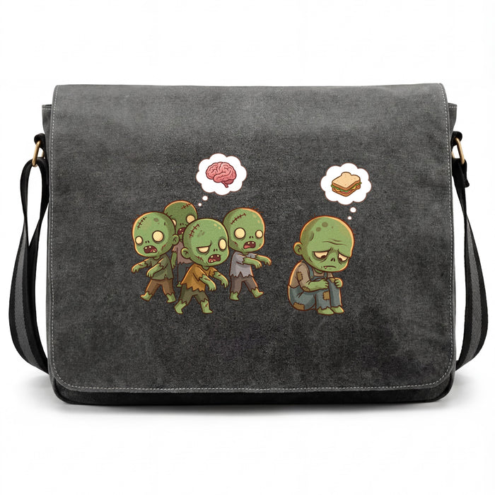 Zombie Vegetarian - Front view Bag