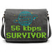 56kbps Survivor - Voorkant Tas