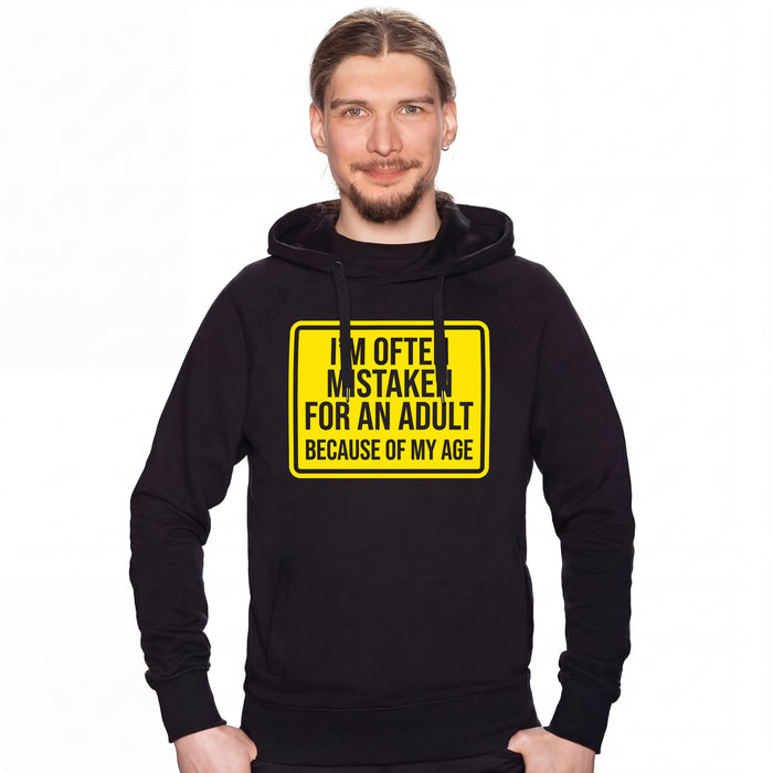 Mistaken For An Adult - Hoodie Uomo David