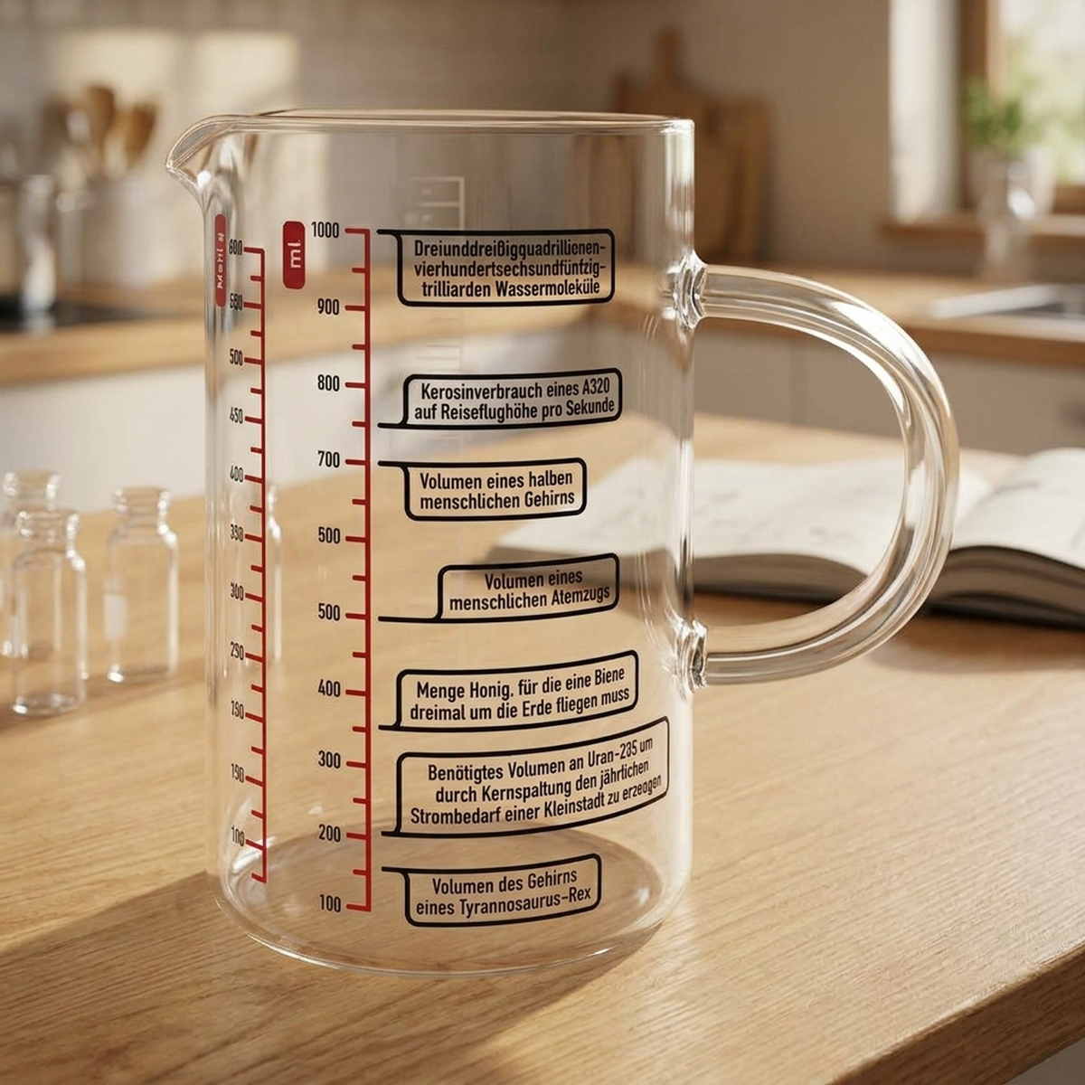 Messbecher Wissenschaft aus Glas