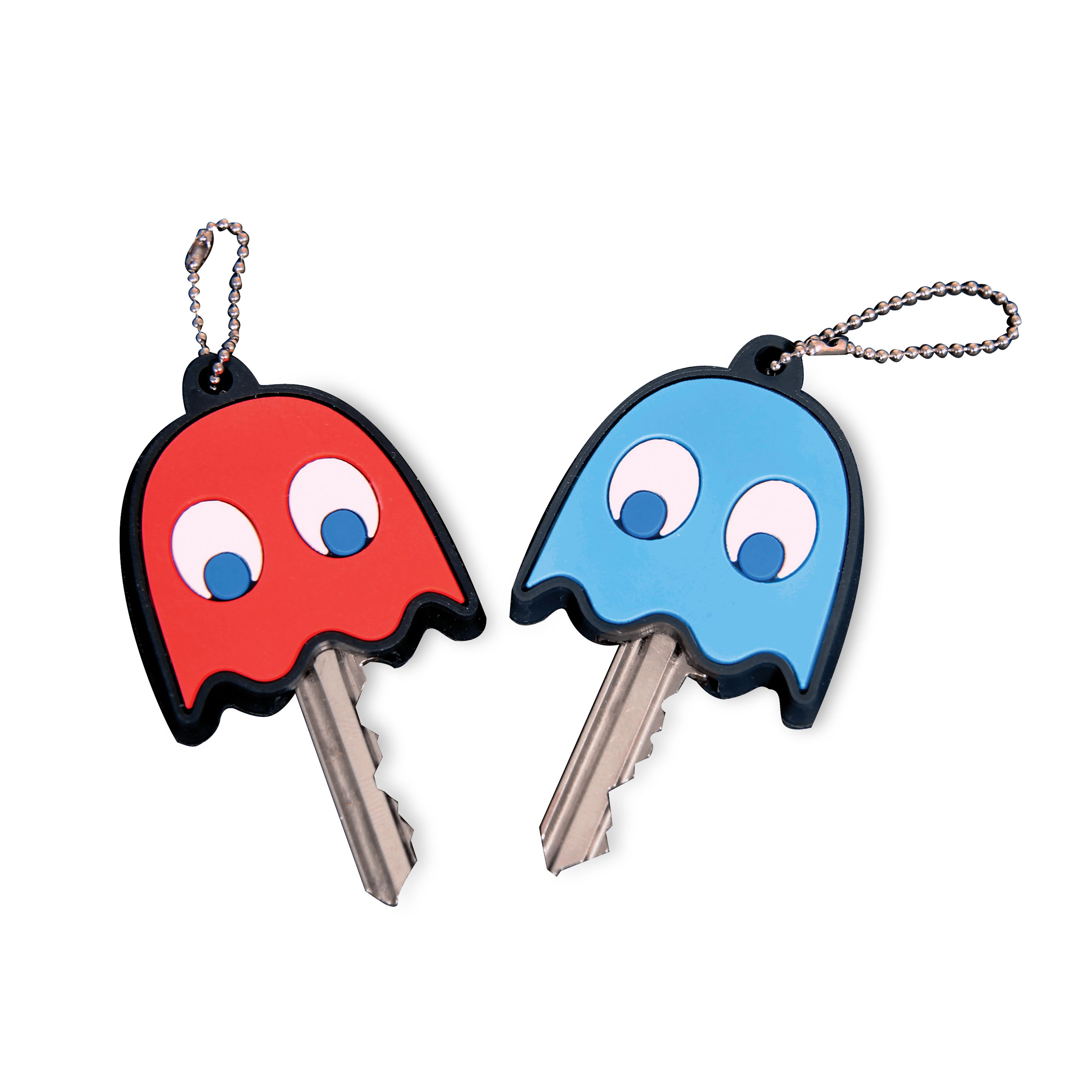Pac-Man Ghosts Gummi-Schlüsselanhänger – Stylischer Anhänger Für Rucksack & Schlüsselbund