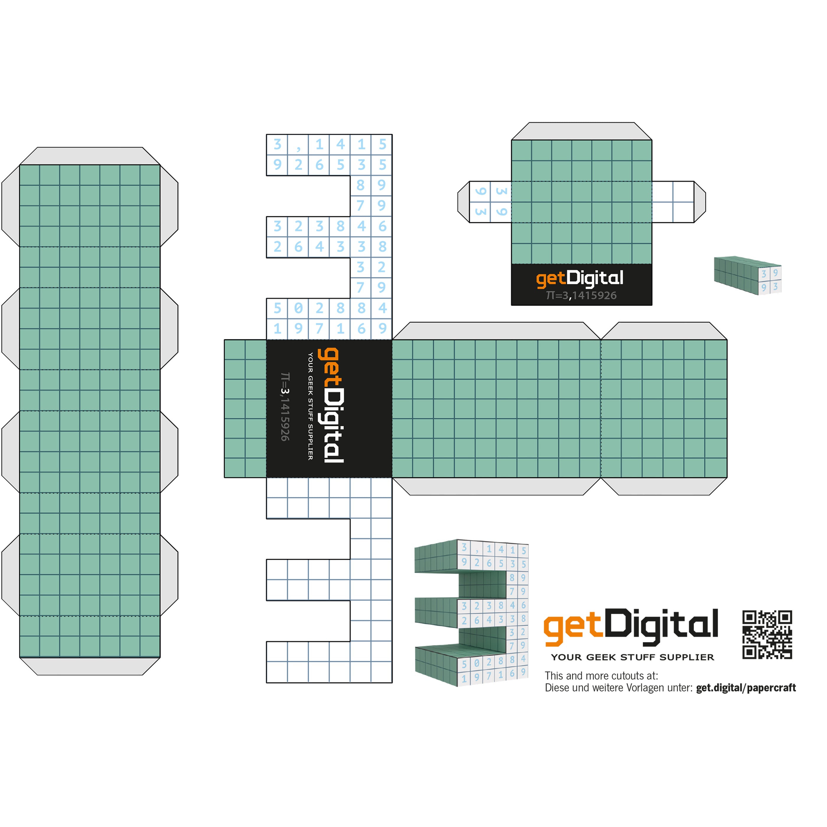 Papercraft Raspberry Pi Pi Papercraft Pi-Percraft — getDigital