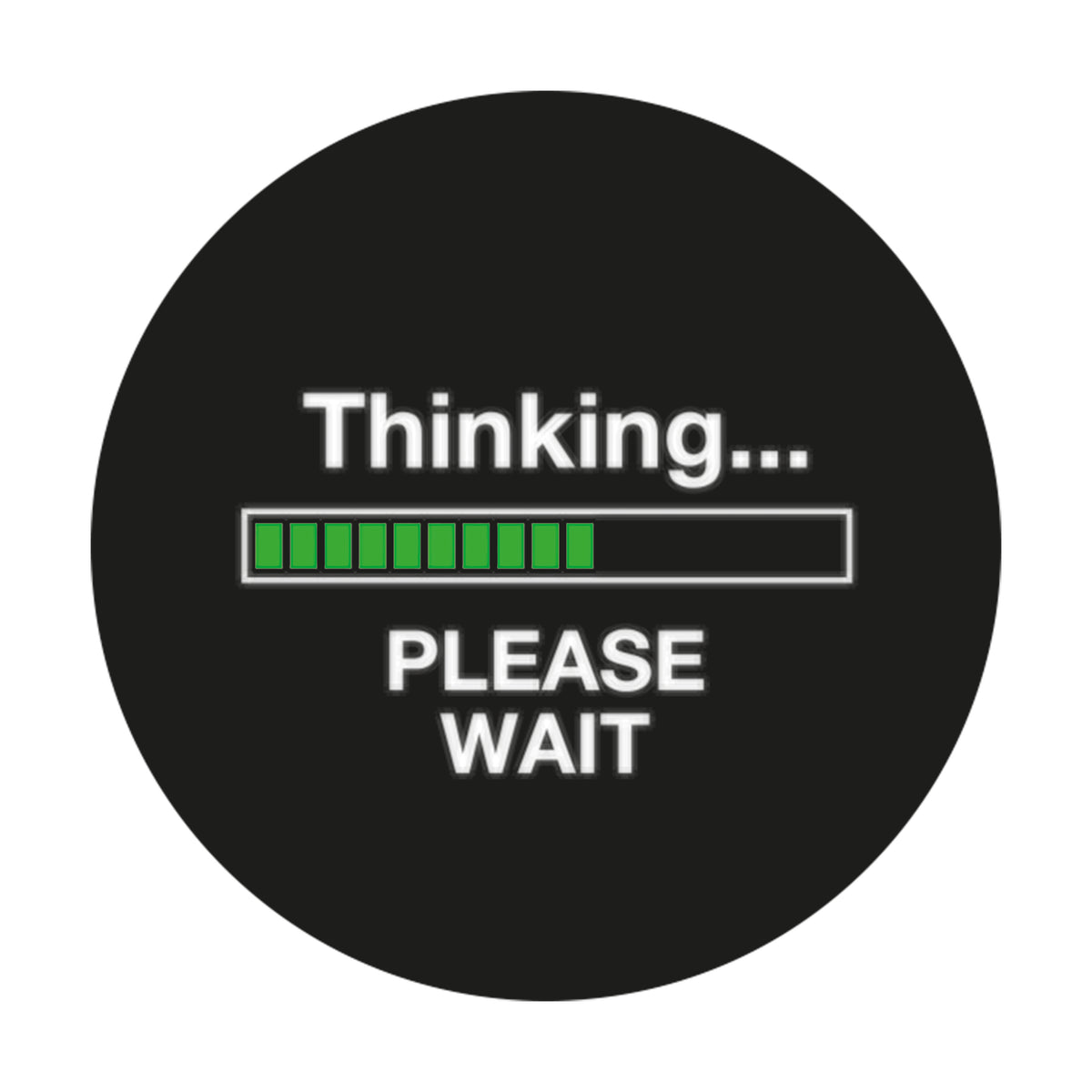 Geek sticker Thinking — getDigital